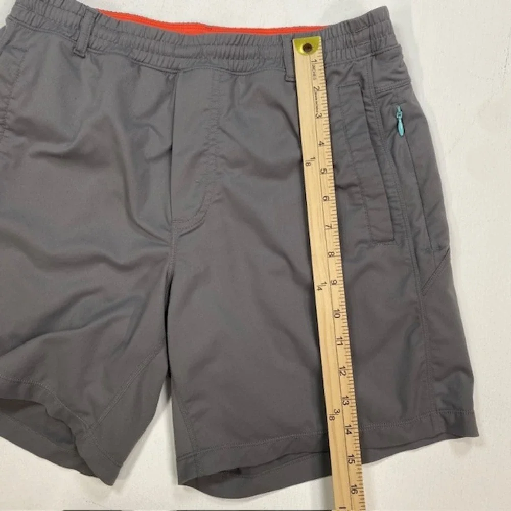 Birddogs Boom Classic Gray Athletic Shorts Orange Liner Mens Medium 7 Inseam